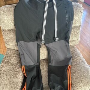 adidas Originals Black and Gray Ski Pants